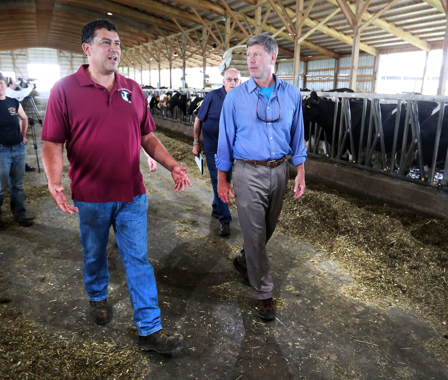 Ron Kind at Servais farm